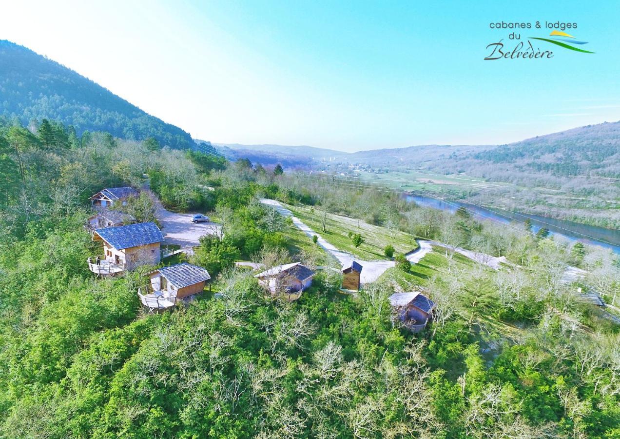 Cabanes Et Lodges Du Belvedere Serrieres-sur-Ain Exteriör bild